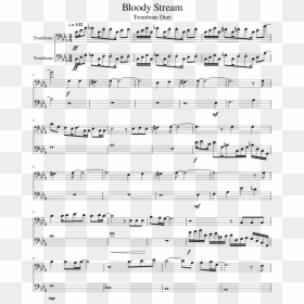 Bloody Stream Sheet Music Trombone, HD Png Download - jojos bizarre adventure png