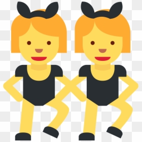 👯 Meaning, HD Png Download - dancer emoji png