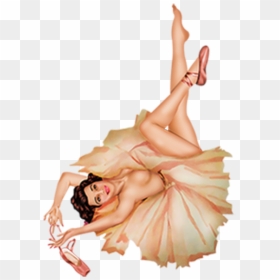 Ballerina Pin Up, HD Png Download - dancer emoji png