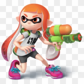 Splatoon Inkling Girl Green, HD Png Download - splatoon inkling png