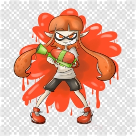 Inkling Transformation, HD Png Download - splatoon inkling png