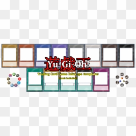 Trading Card Game Card Template, HD Png Download - yugioh cards png