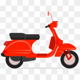 Scooter Clipart, HD Png Download - vespa png