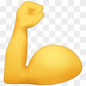 Biceps Emoji, HD Png Download - workout emoji png