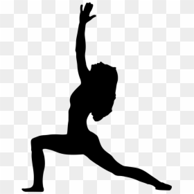 Yoga Poses Black And White, HD Png Download - workout emoji png
