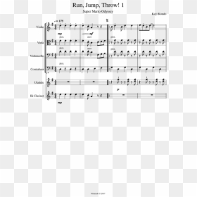 Sheet Music, HD Png Download - super mario run png