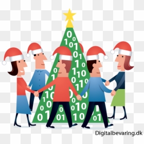 Merry Christmas And A Happy New Year Digital, HD Png Download - people celebrating png