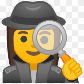 Detective Emoticon, HD Png Download - woman emoji png