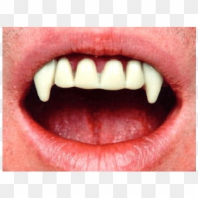 Vampire Mouth Png, Transparent Png - jaw png