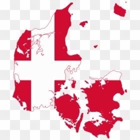 Denmark Flag Map Png, Transparent Png - denmark flag png