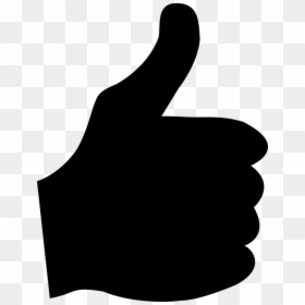 Thumb Up White And Black, HD Png Download - joinha png