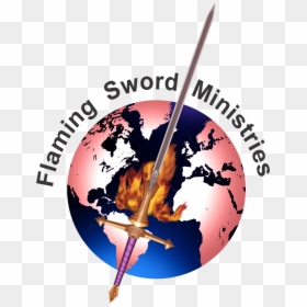 Global Reset, HD Png Download - flaming sword png