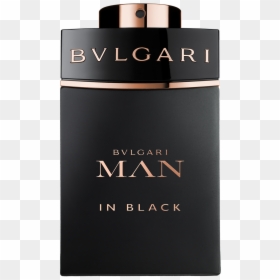 Perfume Bvlgari Man In Black, HD Png Download - perfume bottles png