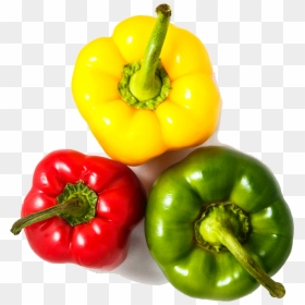 Sweet Pepper Top View, HD Png Download - red bell png