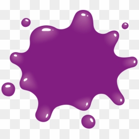 Purple, HD Png Download - purple paint png