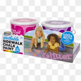 Rose Art Chalk Paint, HD Png Download - purple paint png