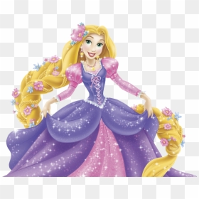 Princess Rapunzel Png, Transparent Png - barbie princess png