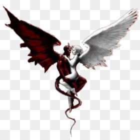 Angel And Devil Love, HD Png Download - angel devil png