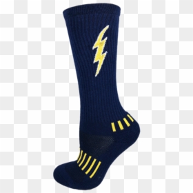 Sock, HD Png Download - david bowie lightning bolt png