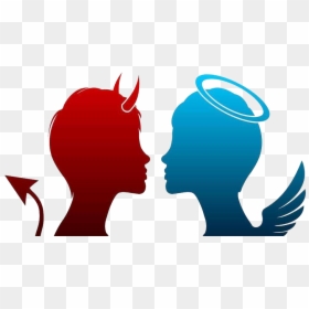 Angel And Devil Clipart, HD Png Download - angel devil png
