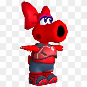 Mario Strikers Charged Birdo, HD Png Download - birdo png