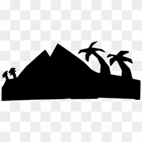 Black Mountain Clip Art, HD Png Download - white mountain png