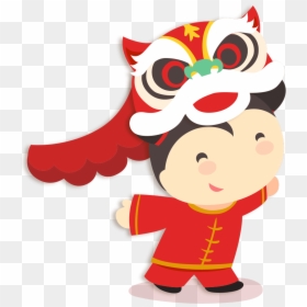 Chinese New Year Lion Dance Drawing, HD Png Download - dancing hot dog png