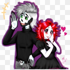 Cartoon, HD Png Download - gothic skull png