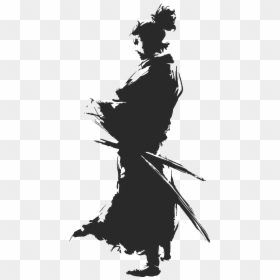 Samurai Silhouette Vector, HD Png Download - fantasy background png