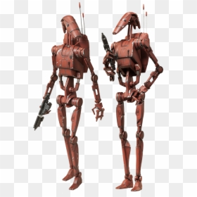 Star Wars Episode 2 Robots, HD Png Download - super battle droid png