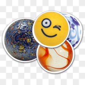 Smiley, HD Png Download - marble ball png