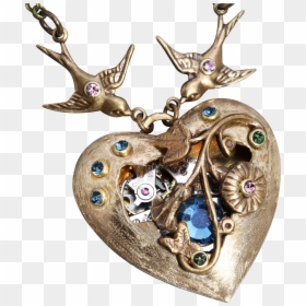 Necklace Steampunk, HD Png Download - steampunk heart png