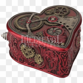 Box, HD Png Download - steampunk heart png