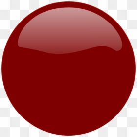 Maroon Circle Transparent Background, HD Png Download - marble ball png