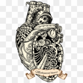 Mechanical Hearts, HD Png Download - steampunk heart png