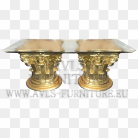 Coffee Table, HD Png Download - gold color png