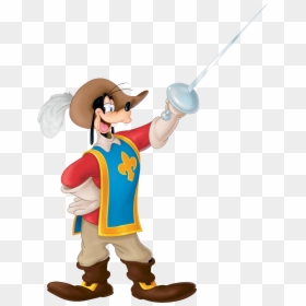 Mickey Donald Goofy The Three Musketeers, HD Png Download - goofy hat png