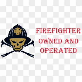 Skull, HD Png Download - firefighter hat png