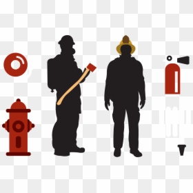 وکتور آتش نشان, HD Png Download - firefighter hat png