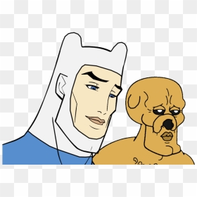 Jake Adventure Time Meme, HD Png Download - squidward face png