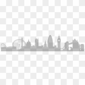 Iconic London Skyline Silhouette, HD Png Download - london skyline png
