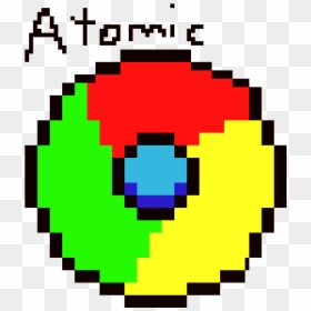 Pixel Art Chrome, HD Png Download - chrome circle png