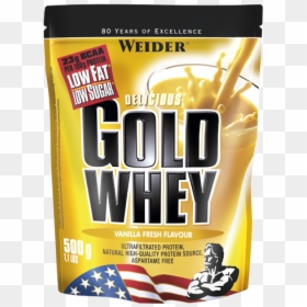 Gold Whey Protein Weider, HD Png Download - whey png