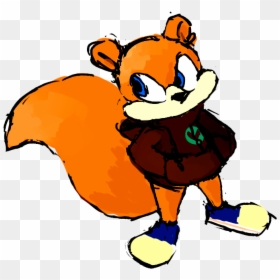 Cartoon, HD Png Download - conker's bad fur day png