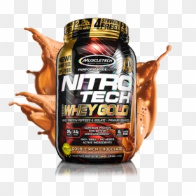 Nitro Tech Whey Gold 2.5 Lbs, HD Png Download - whey png