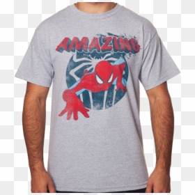 Buy Vintage Spider Man T Shirts, HD Png Download - the amazing spider man png