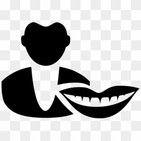 Teeth Icon Png Free, Transparent Png - doctor silhouette png