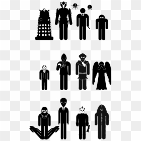 Fantastic Four Pictogram, HD Png Download - doctor silhouette png