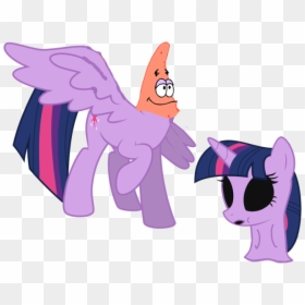 My Little Pony Twilight Sparkle Png, Transparent Png - spongebob patrick png