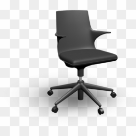 Office Chair 3d Png, Transparent Png - desk chair png